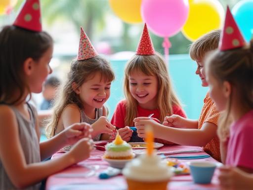 Celebración de cumpleaños creativo con talleres personalizados